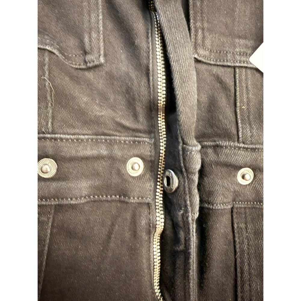 Good American Jumpsuit Women's Large Black Fit For Success Denim Utility NWT - Picture 5 of 12